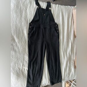 Faherty Black Overalls/ Medium